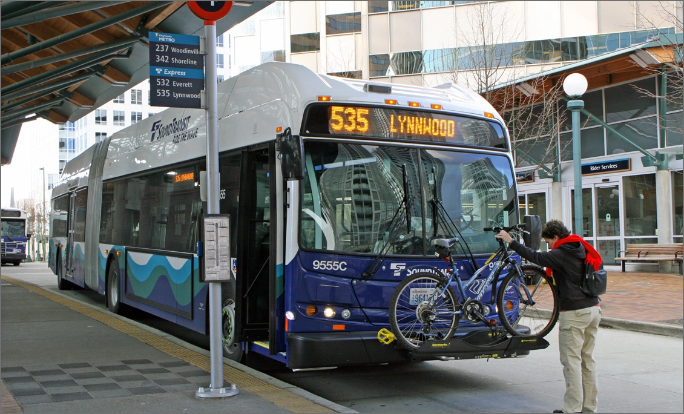 ST Express 535 bus in Bellevue.
