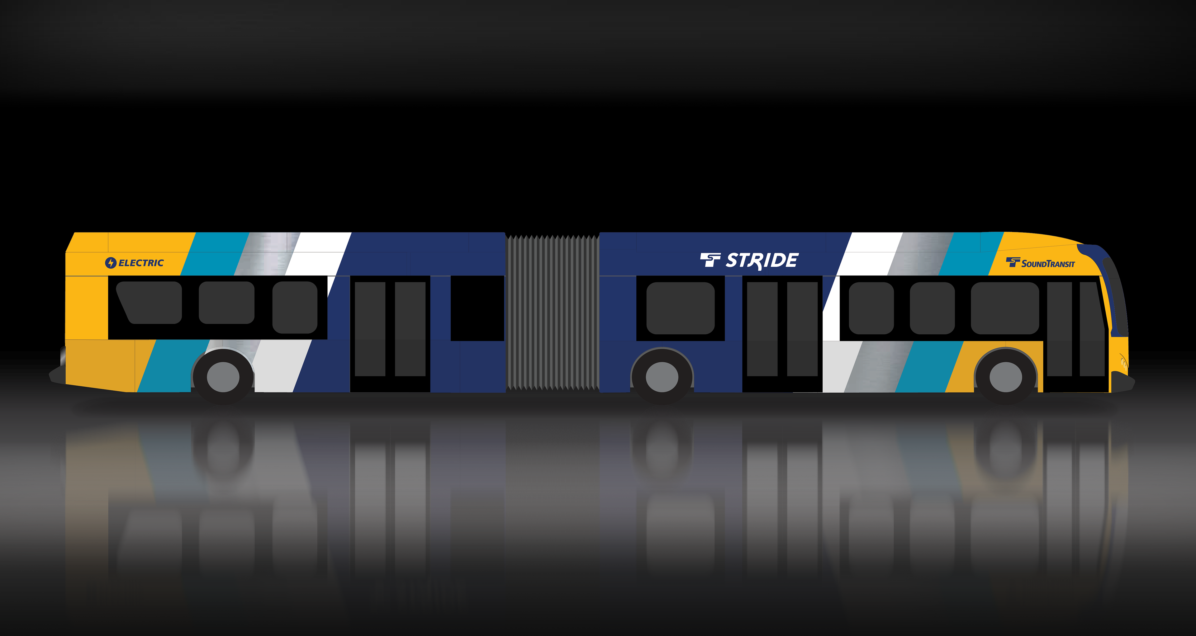 Articulated Stride buses that will be used on the S3 Line.